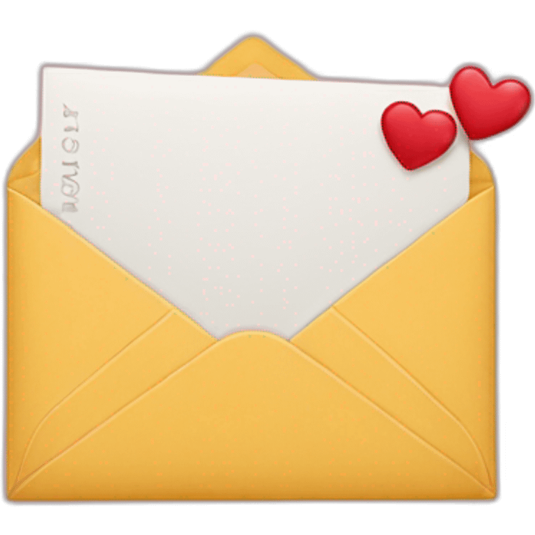 love envelope emoji