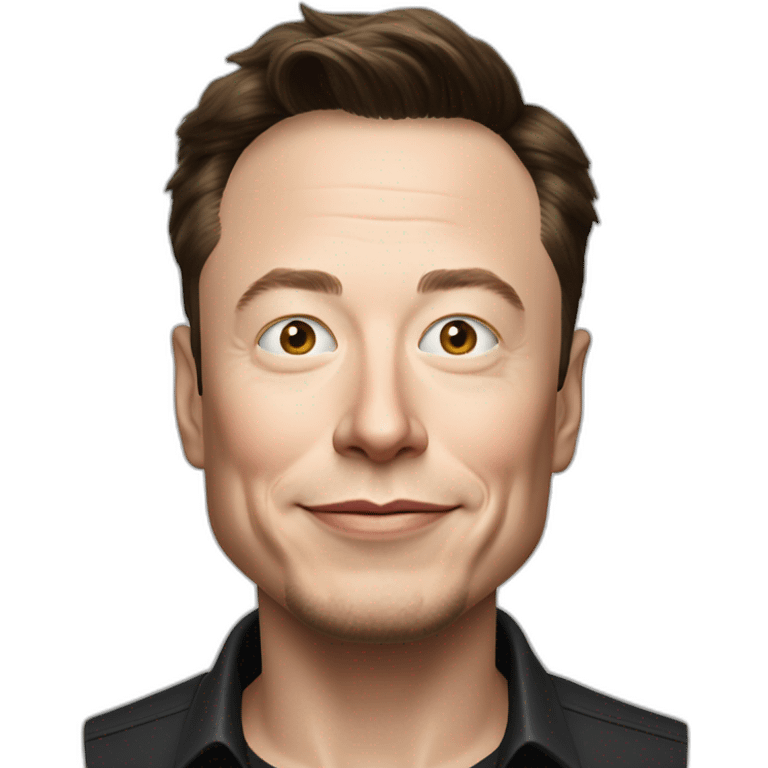 Elon Musk bois du lait emoji