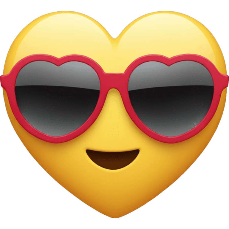 Heart with sunglasses emoji