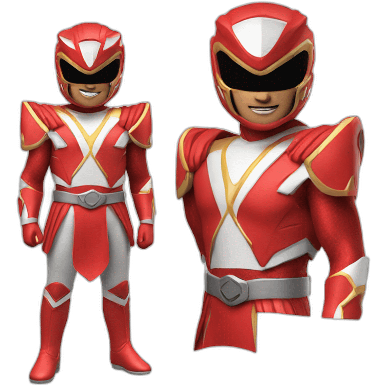 Power Ranger red emoji