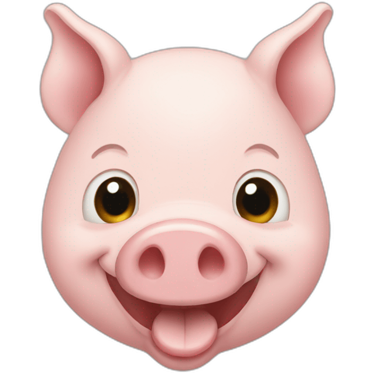 pig smile emoji