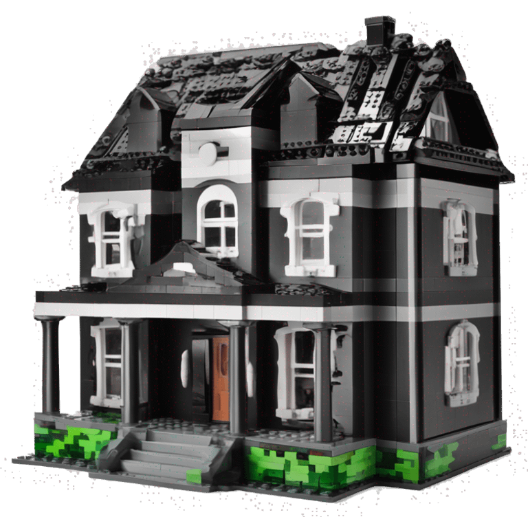 Lego Barbie’s and Darth’s very dusty and old disturbing disgusting ghostly haunted horror dream house mansion  emoji