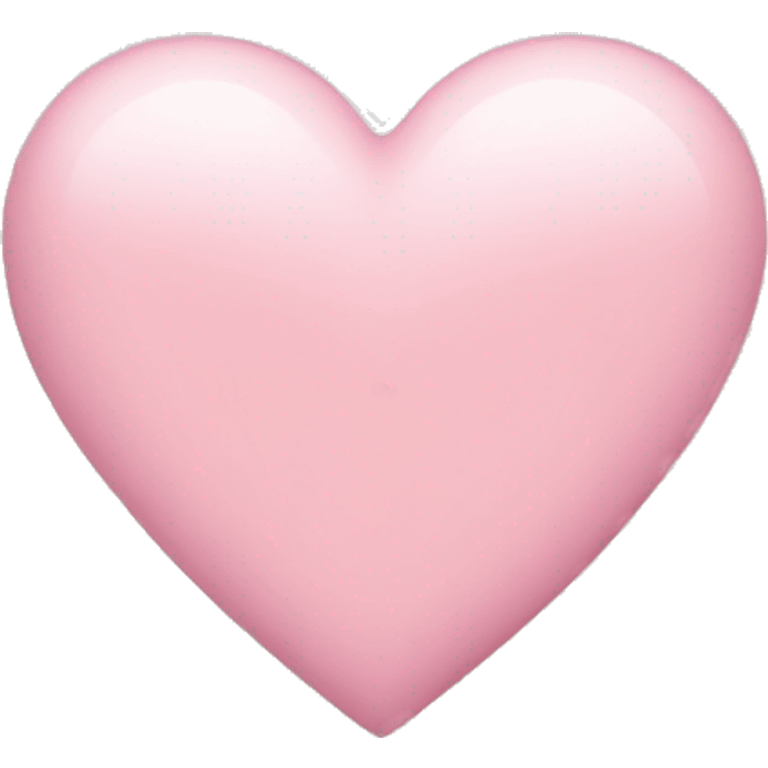 light pink heart emoji