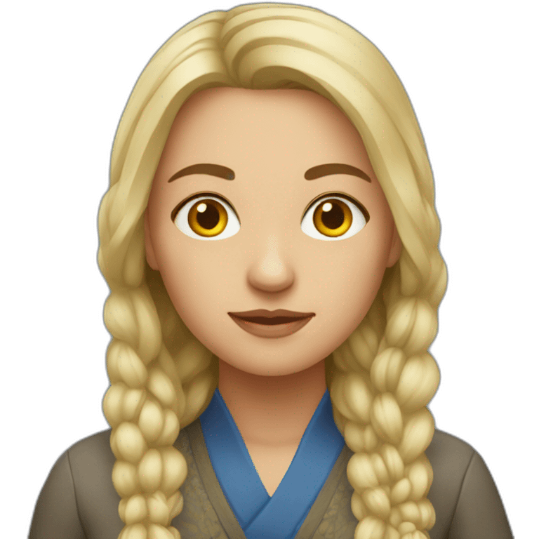 Ukrainian woman emoji