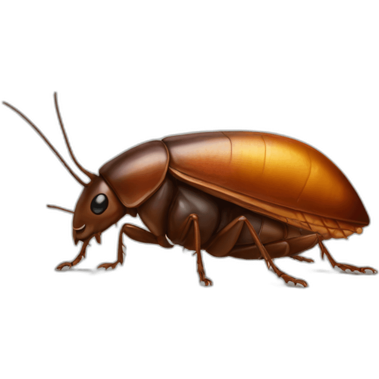 Cockroach with a crown emoji