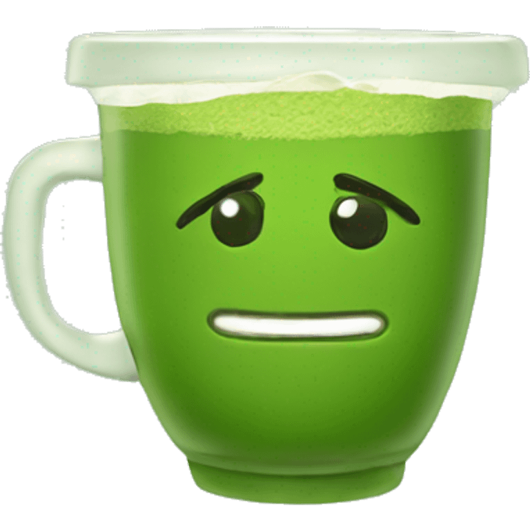 Green matcha  emoji