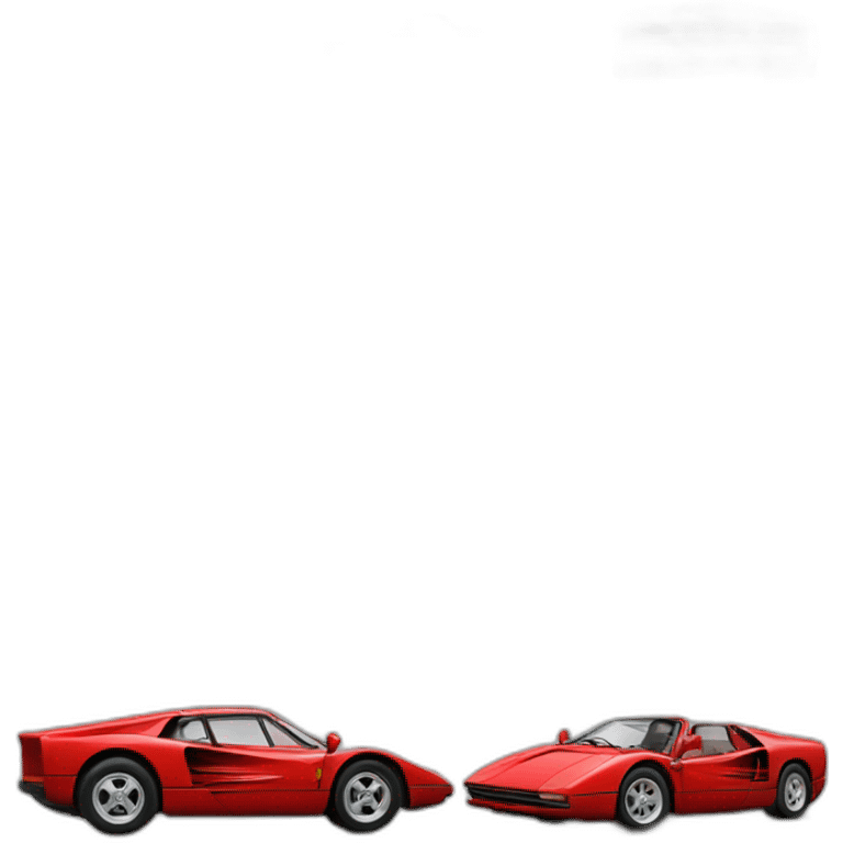 Ferarri testarossa emoji