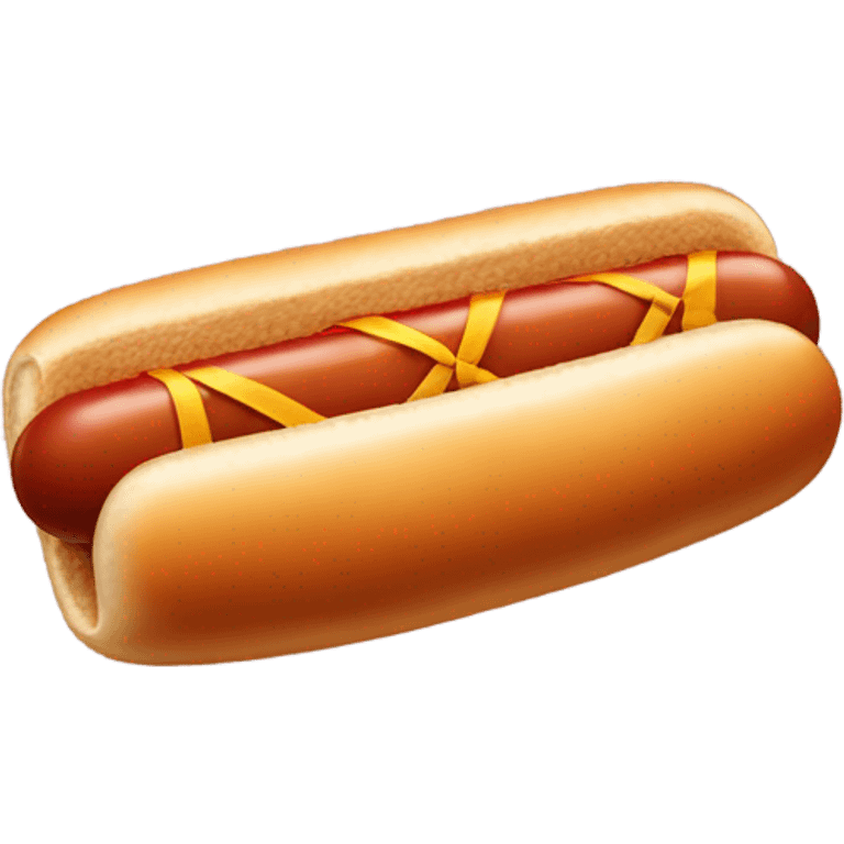 Hotdog with a bowtie  emoji