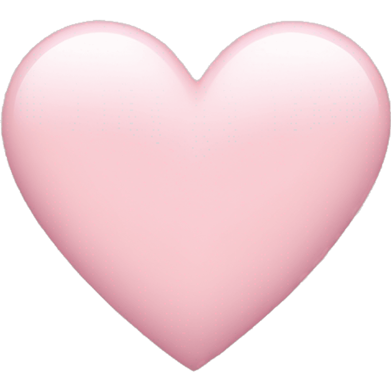 Light pink heart emoji