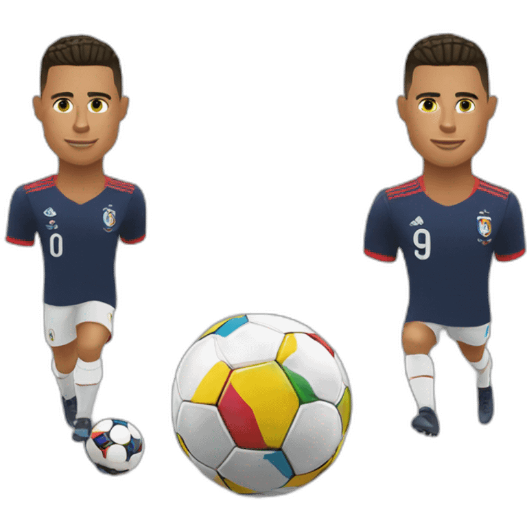 Ronaldo with euro 2024 emoji