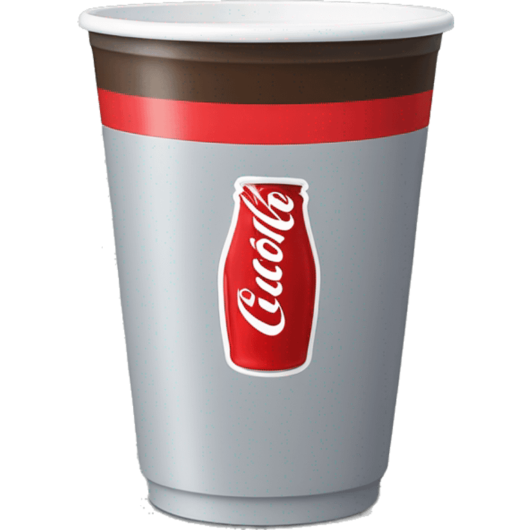 Large Diet Coke plastic cup  emoji