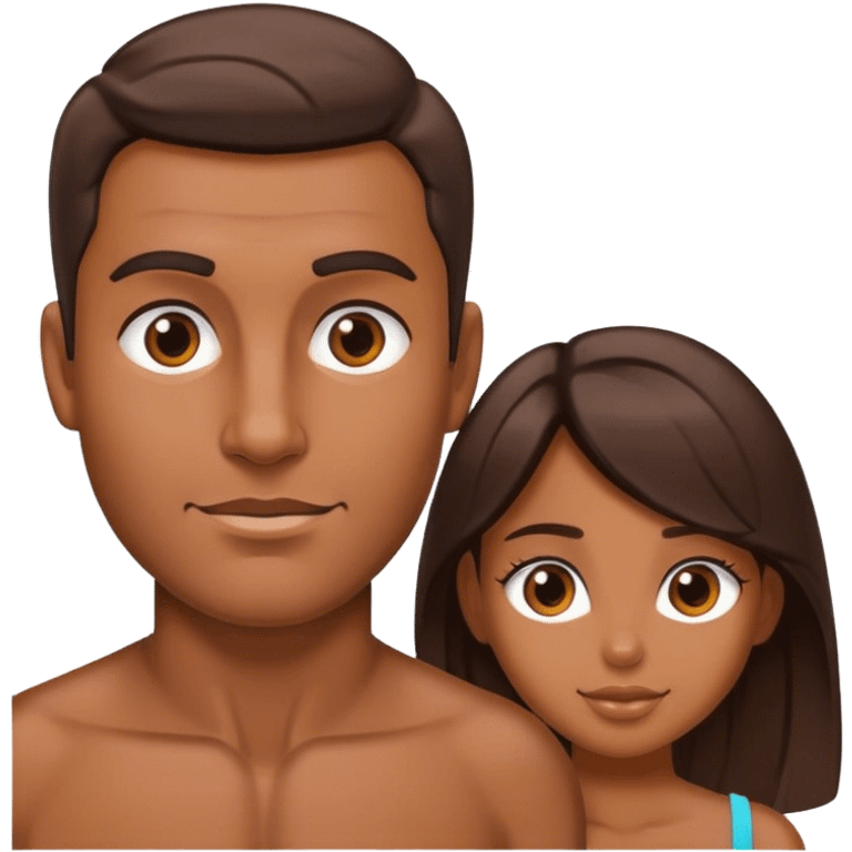 Man with girl emoji