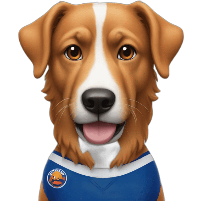 Dog avec maillot mhsc emoji