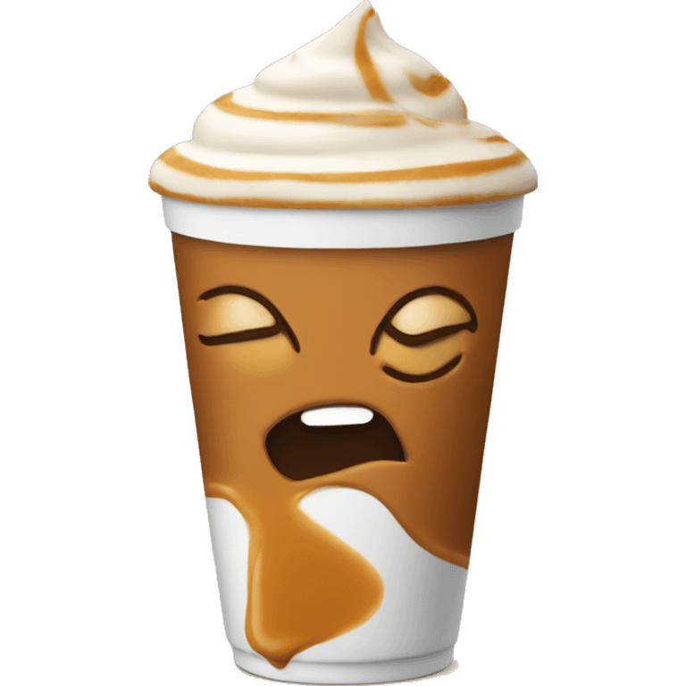 Caramel macchiato  emoji