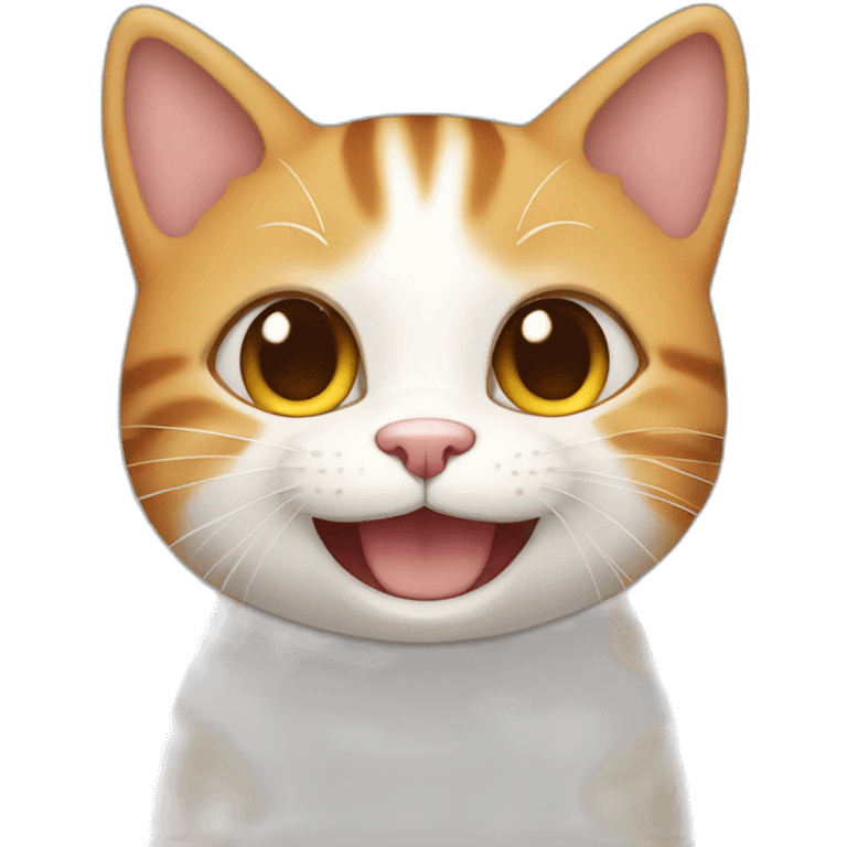 cute cat smile emoji