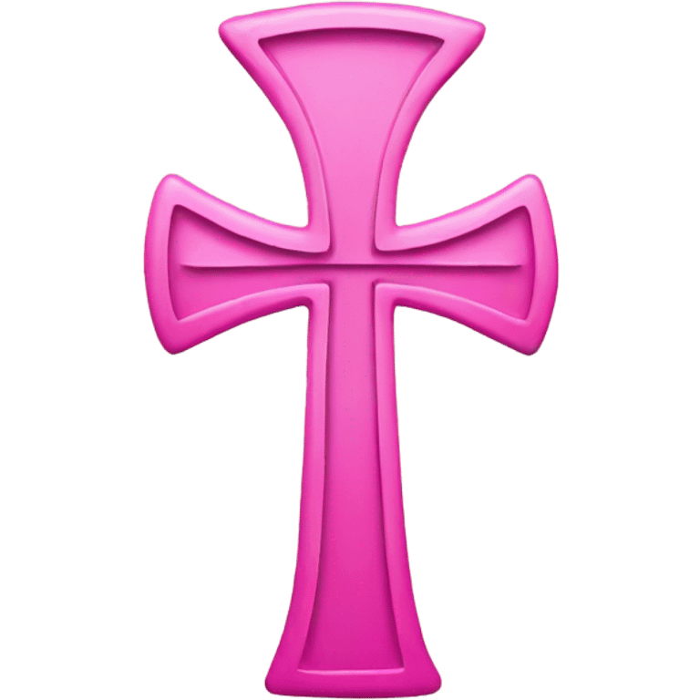 Pink ankh Egyptian symbol  emoji