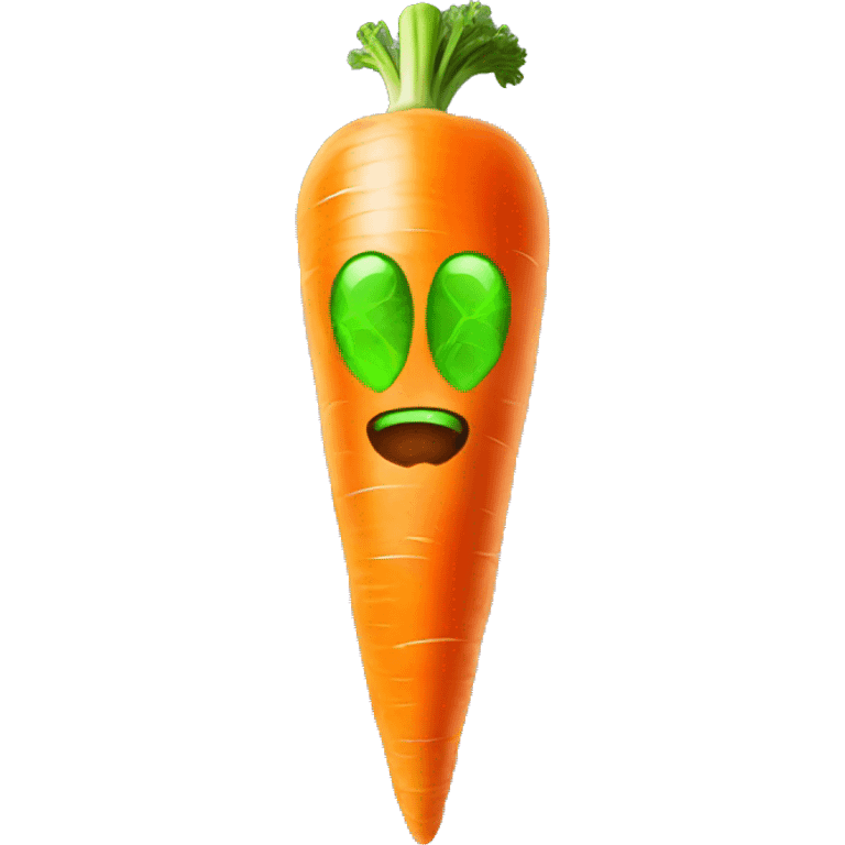 radioactive carrot emoji