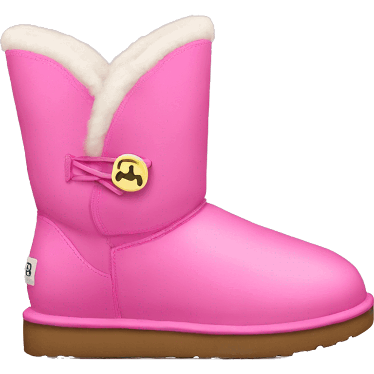 Pink Ugg boots emoji