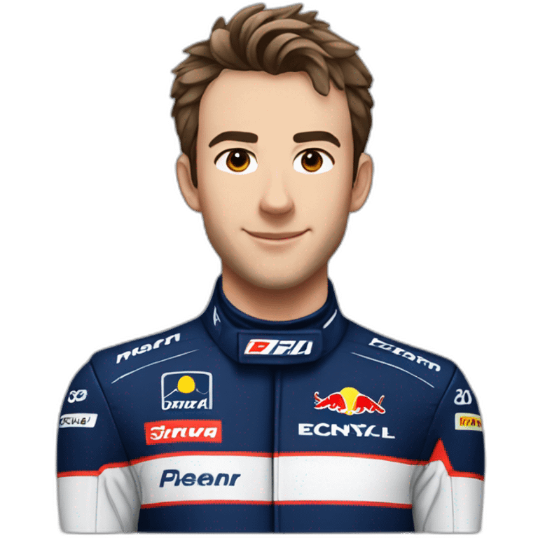 Pierre gasly f1 alpine driver emoji