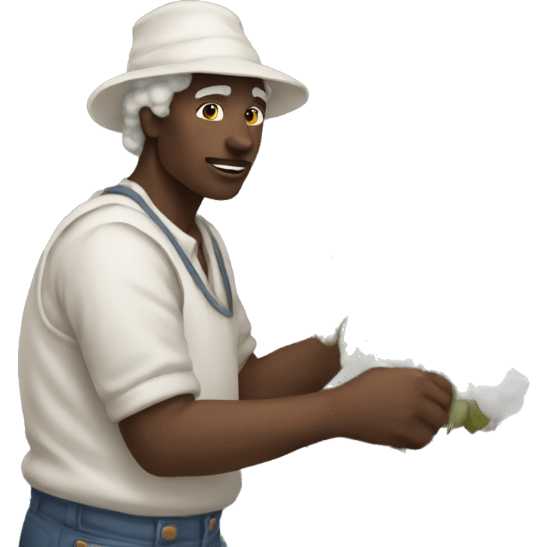 Cotton picker emoji