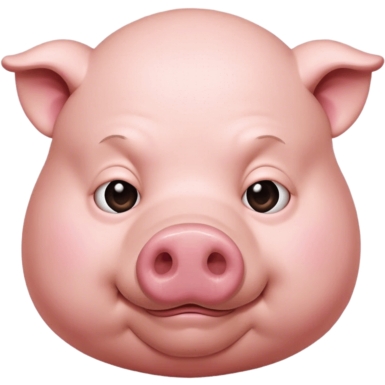 Pig faced fat man  emoji