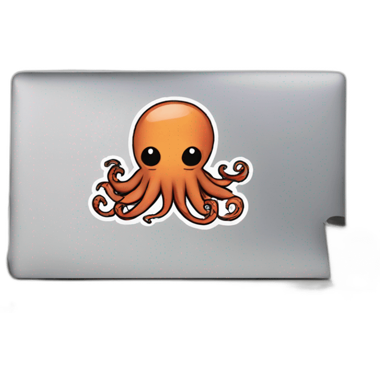 pirate cute octopus sticker emoji