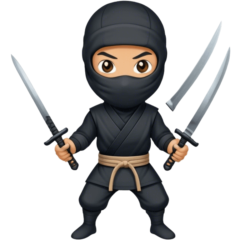 Ninja with a knife  emoji