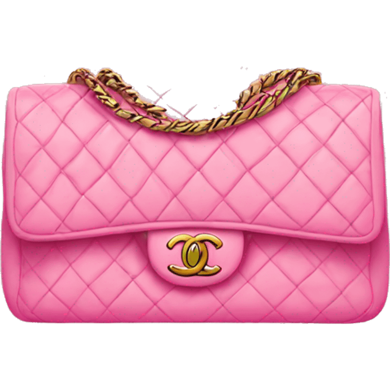 Pink chanel bag emoji