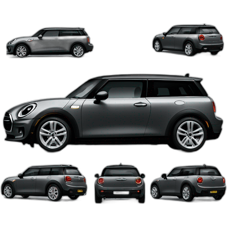 grey mini clubman black pack emoji