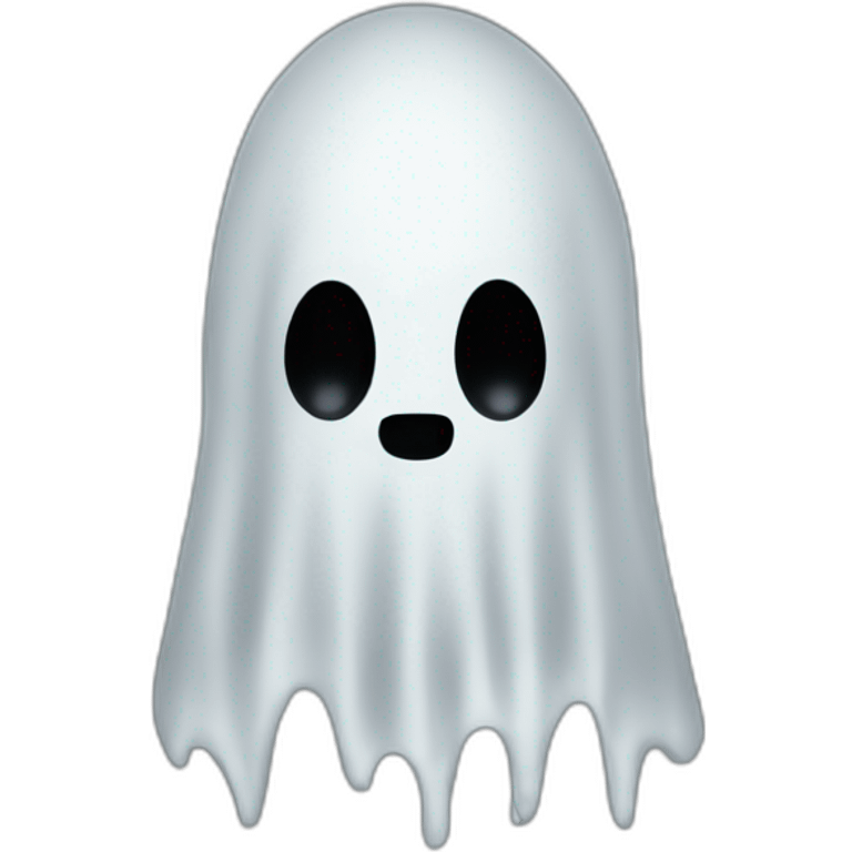 Scary Ghost Black emoji