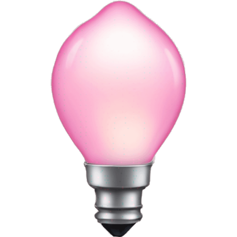 Christmas light pink emoji