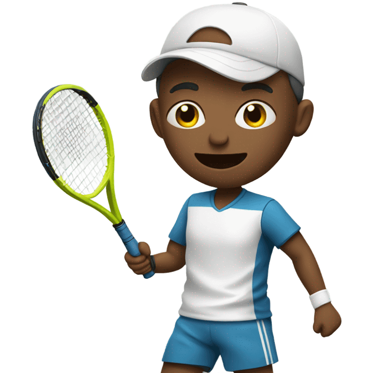 A man playing tennis emoji