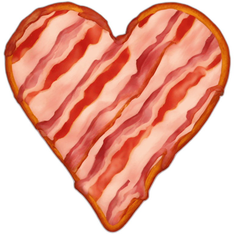 Bacon-heart emoji