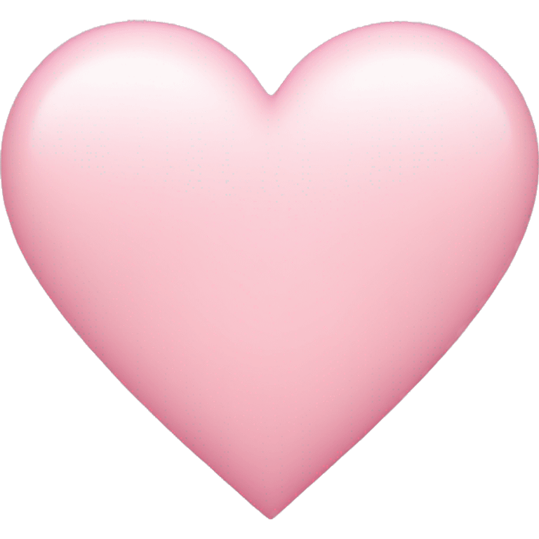 light pink heart emoji