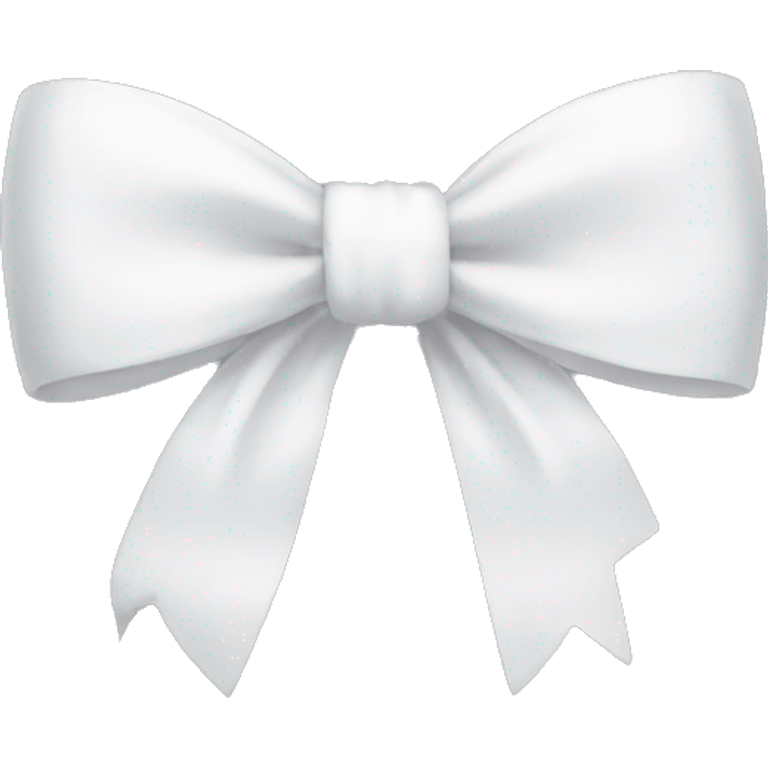 white bow emoji