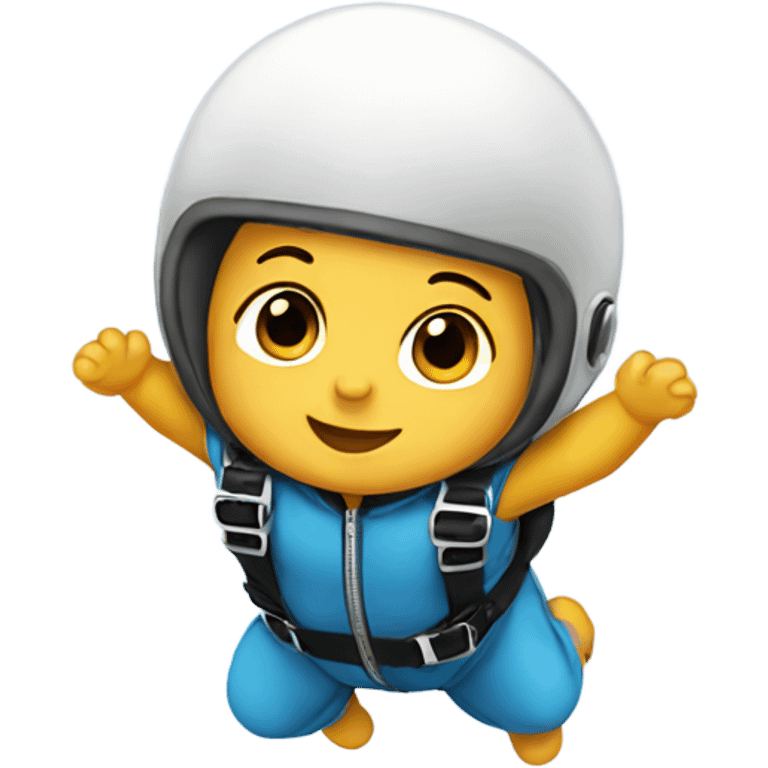 baby skydiving emoji