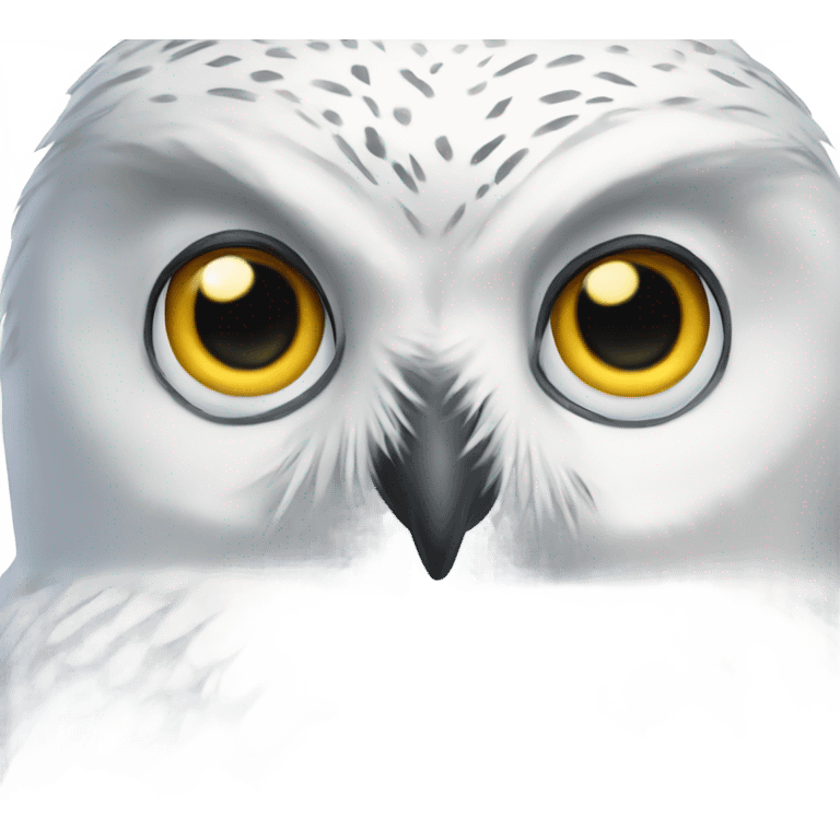 Female snowy owl  emoji