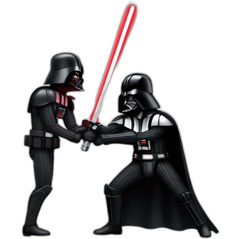 Vader fighting Luke emoji