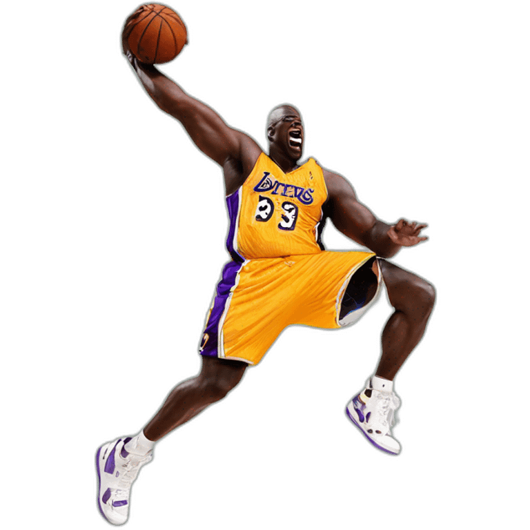 Dunk of Shaquille O’Neal emoji