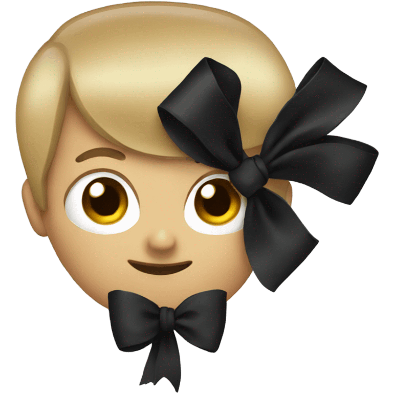 black bow emoji