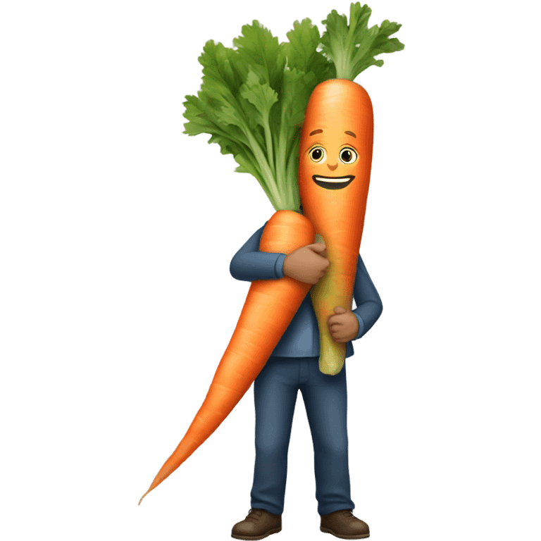 man carrot emoji