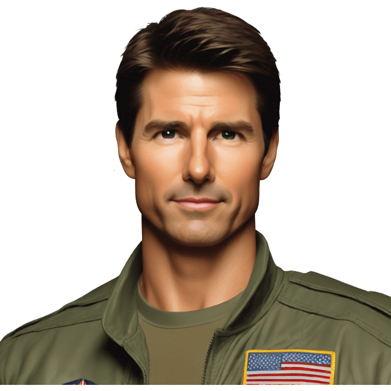 Top Gun 80s tom cruise emoji