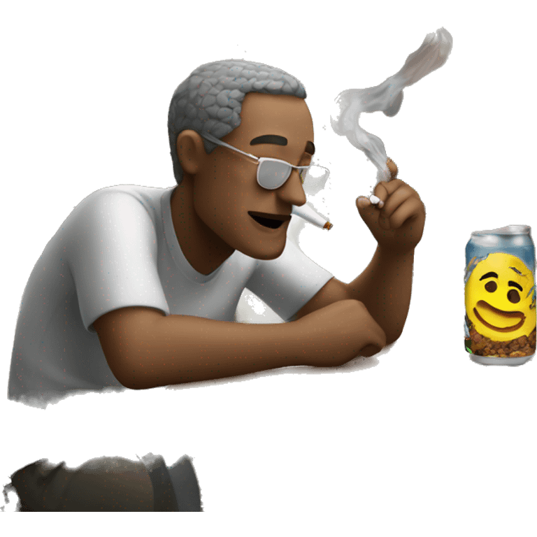 smoking on the patio emoji