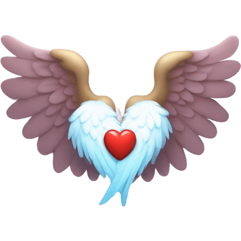 heart with angel wings emoji