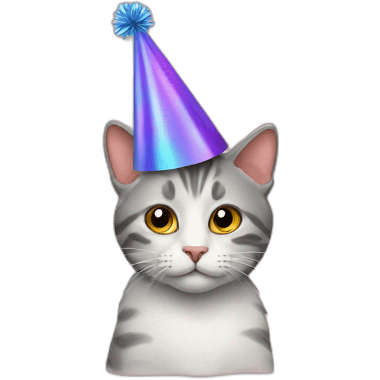 cat party hat emoji