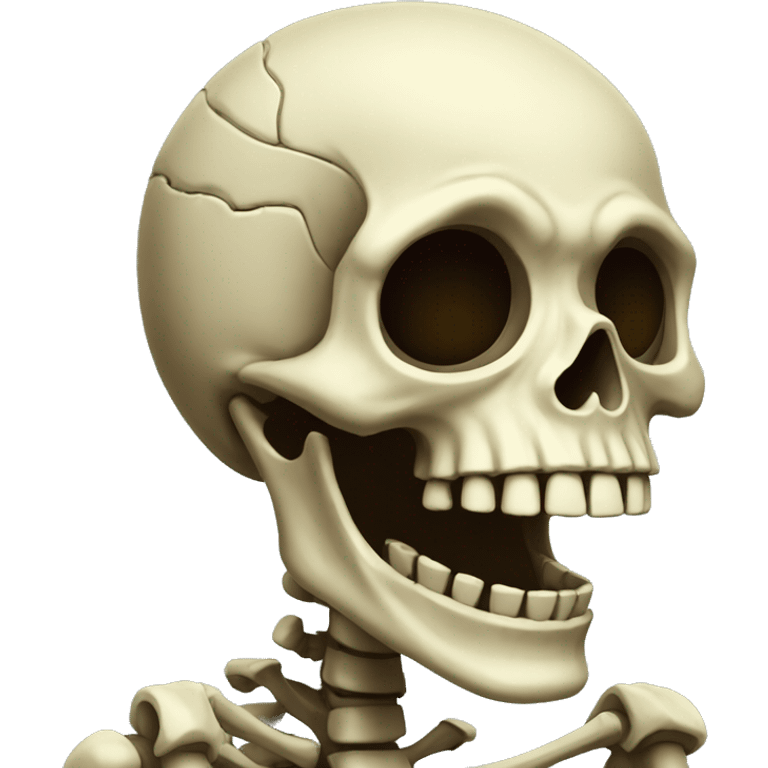 The Laughing Skeleton emoji