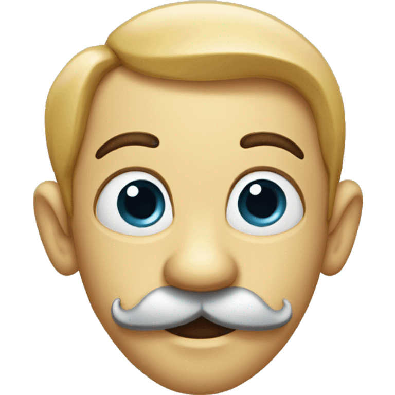 Pinocchio with mustach emoji