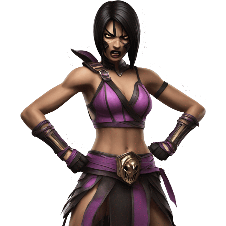 Scared Mileena Mortal Kombat X emoji