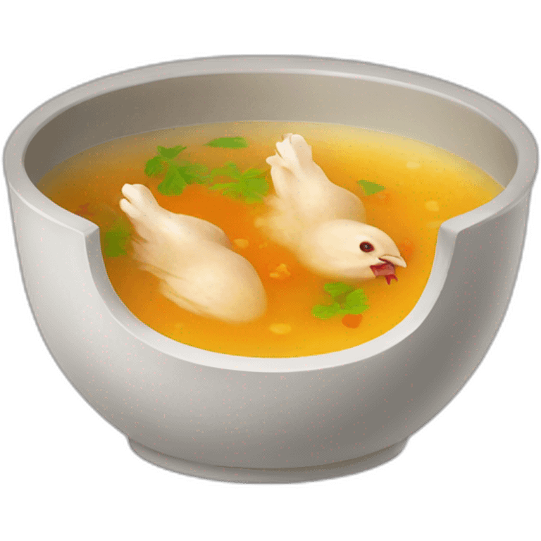 chicken soup emoji