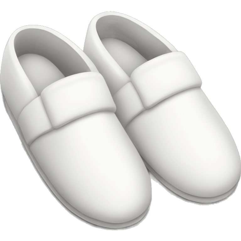 White slippers emoji